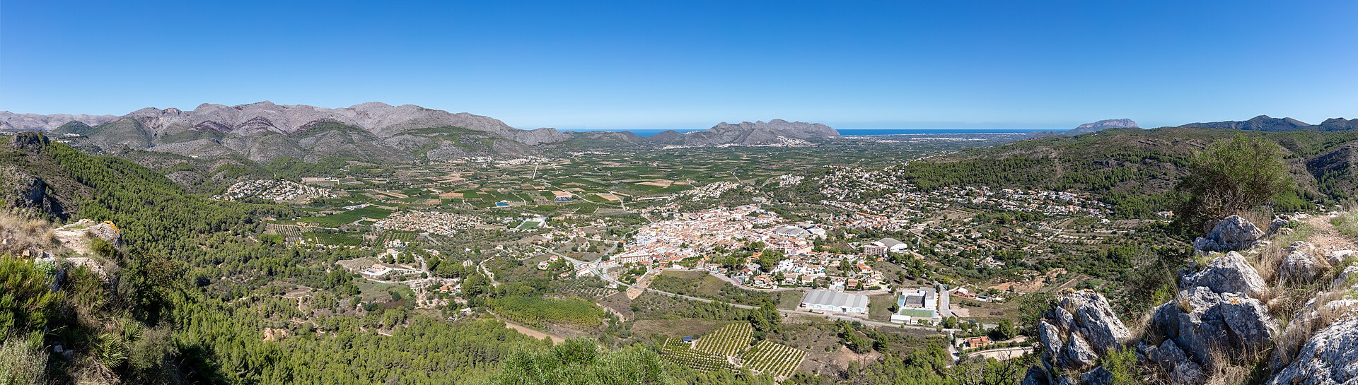 Vista d'Orba des del Castellet